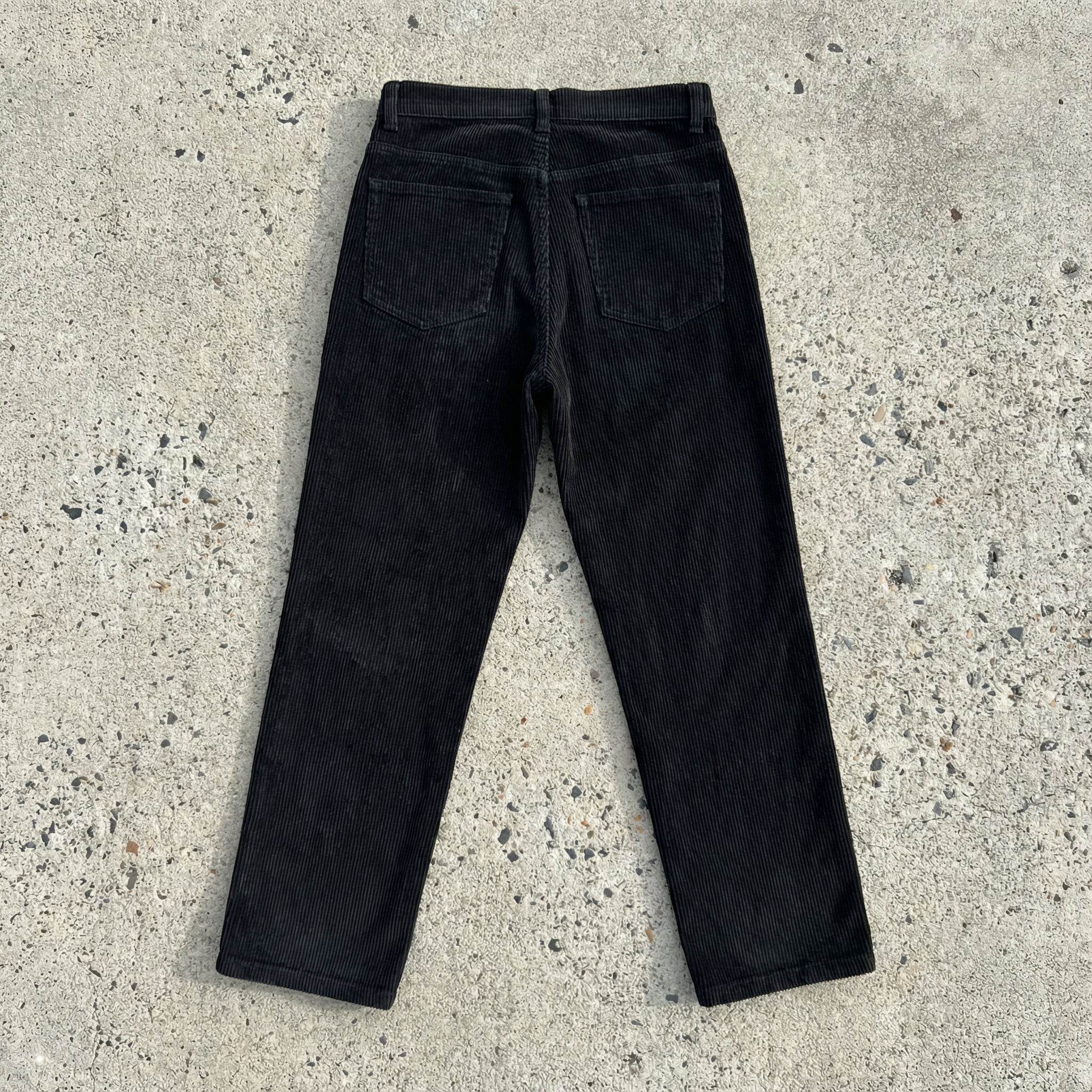 Straight fitted corduroy pants