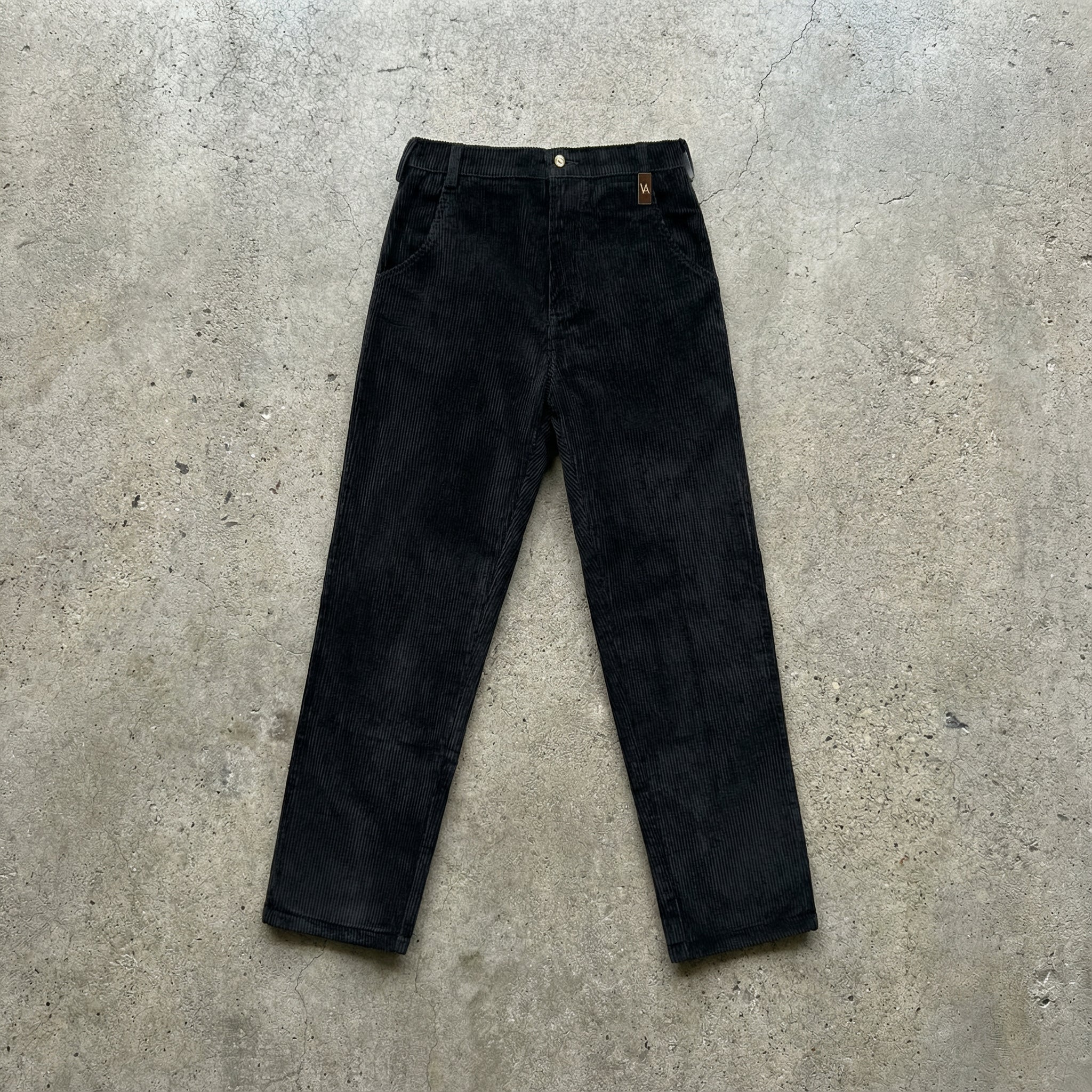 Straight fitted corduroy pants