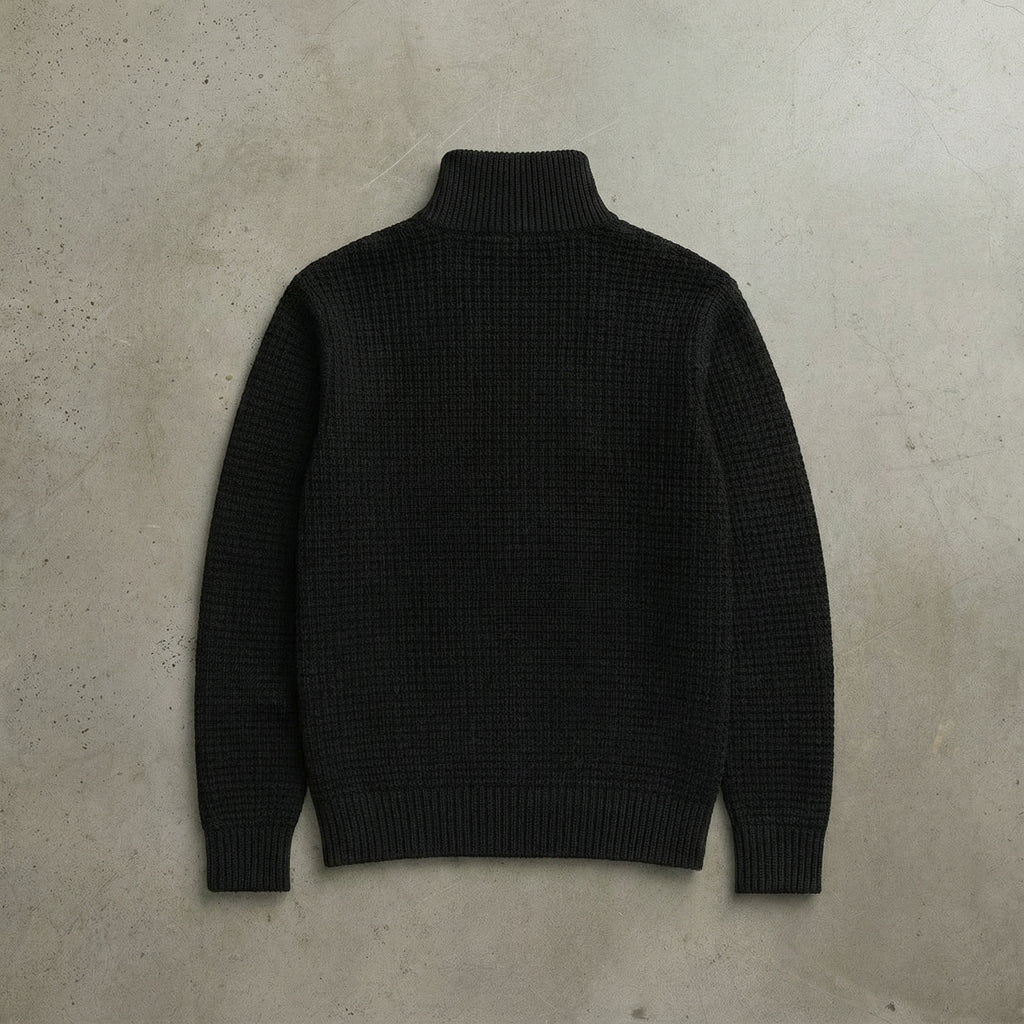 Fitted noir Turtle Neck