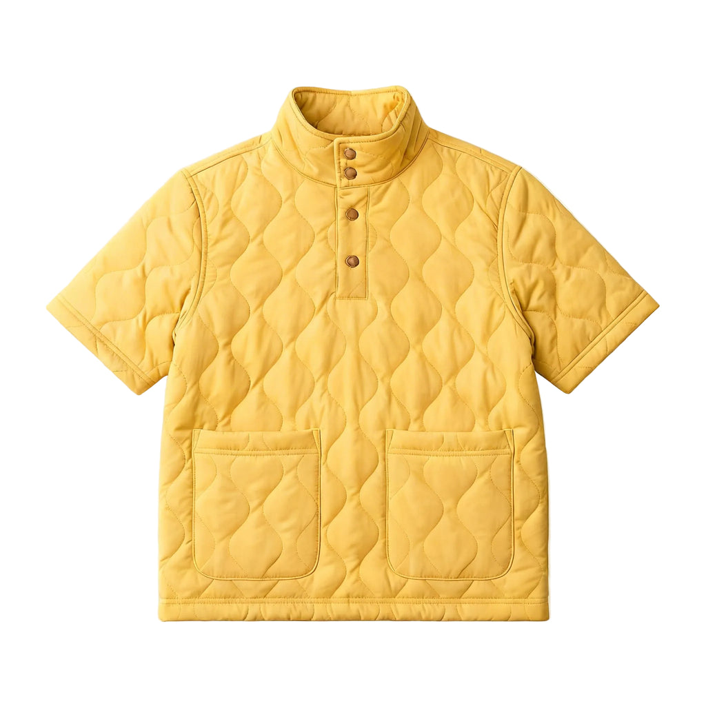 The Wavelength quilted pullover
